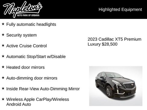 Used 2023 Cadillac XT5 Premium Luxury image 8