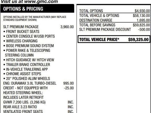 Used 2022 GMC Sierra 1500 SLT w/ SLT Premium Package AWD/4WD image 2