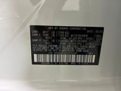 Certified 2025 Subaru Crosstrek 2.5i Sport w/ Crosstrek Mirror Package image 20