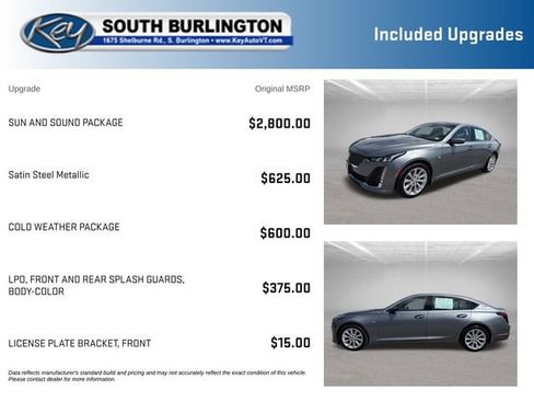 Used 2020 Cadillac CT5 Luxury w/ Sun And Sound Package AWD/4WD image 3