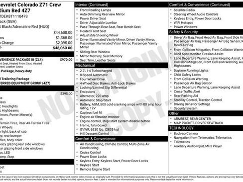 Used 2026 Chevrolet Colorado Z71 w/ Z71 Convenience Package 2 AWD/4WD image 20