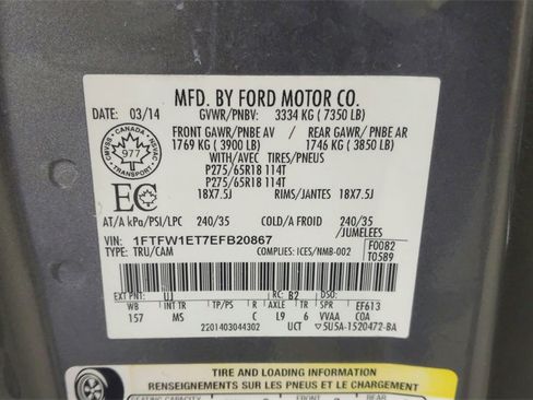 Used 2014 Ford F150 XLT w/ XTR Package image 42