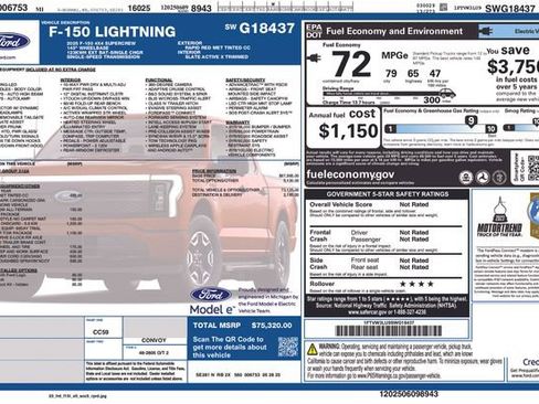 New 2025 Ford F150 Lightning Flash image 4