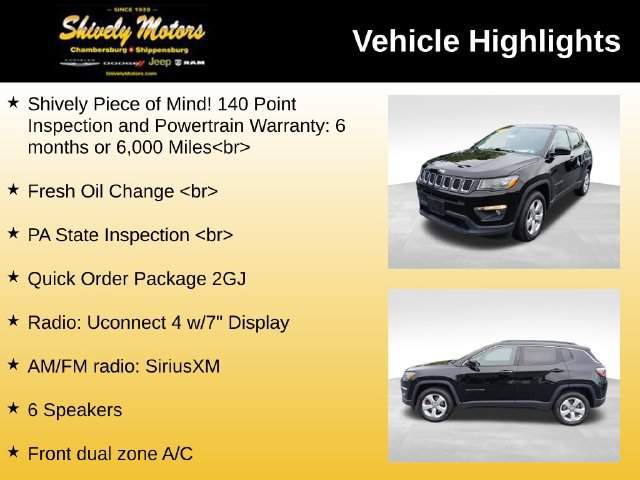 Used 2019 Jeep Compass Latitude AWD/4WD image 7
