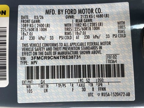New 2026 Ford Bronco Sport Outer Banks AWD/4WD image 11