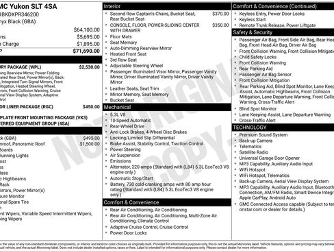 Used 2023 GMC Yukon SLT w/ SLT Luxury Package RWD image 32