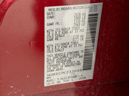 Used 2023 Nissan Pathfinder SL AWD/4WD image 26