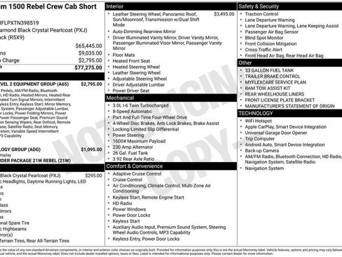 New 2026 RAM 1500 Rebel w/ Rebel Level 2 Equipment Group AWD/4WD image 6