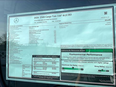 New 2026 Mercedes-Benz Sprinter 2500 image 13