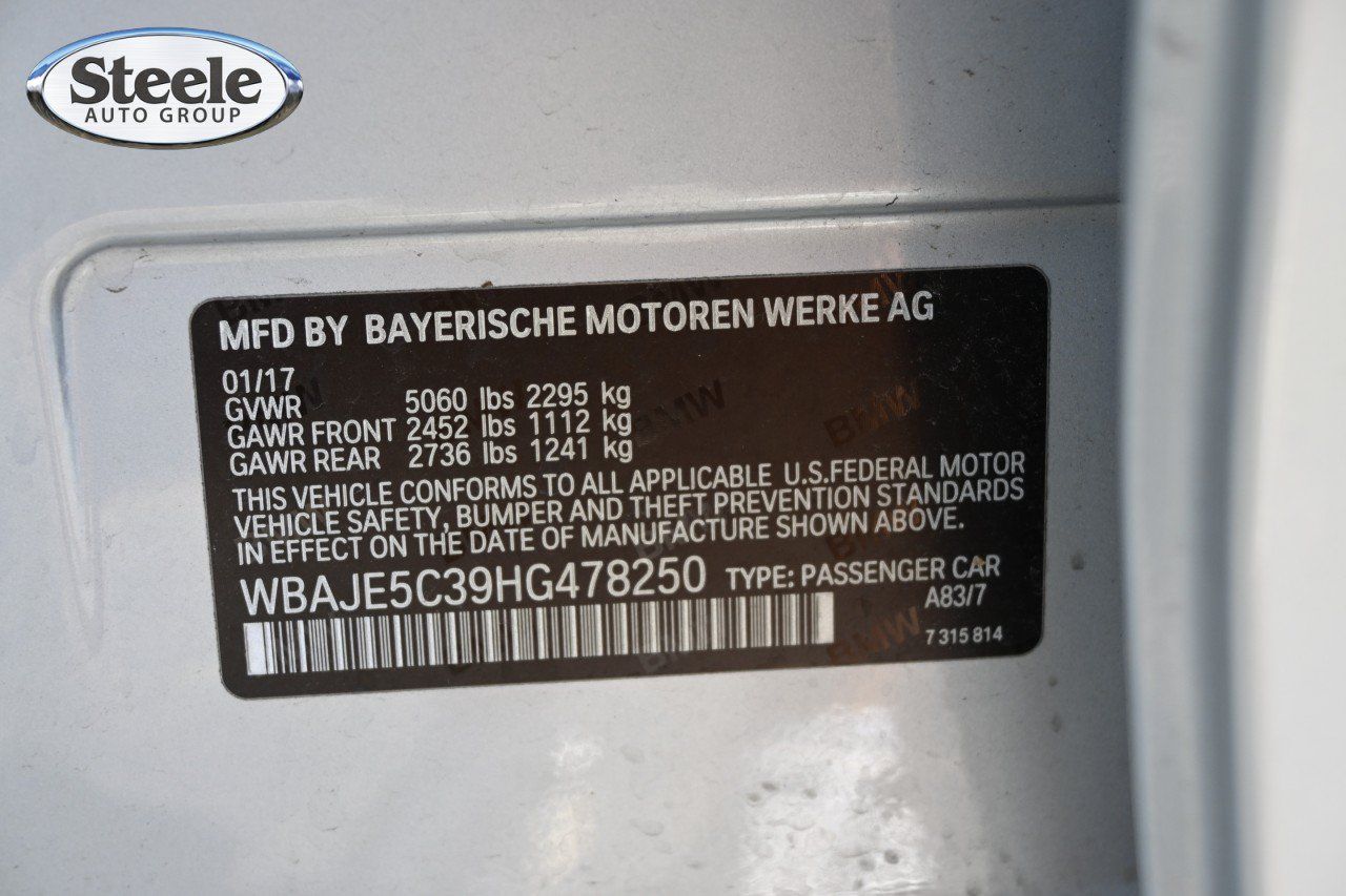 Used 2017 BMW 540i RWD image 29