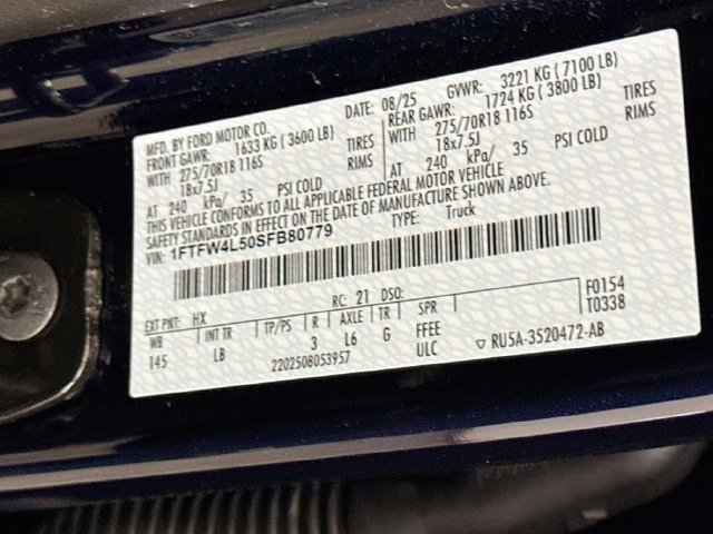 Used 2025 Ford F150 Tremor w/ Bed Utility Package AWD/4WD image 33