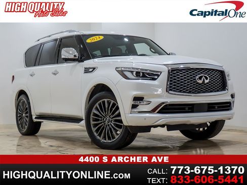 Used 2024 INFINITI QX80 Sensory w/ Cargo Package image 1