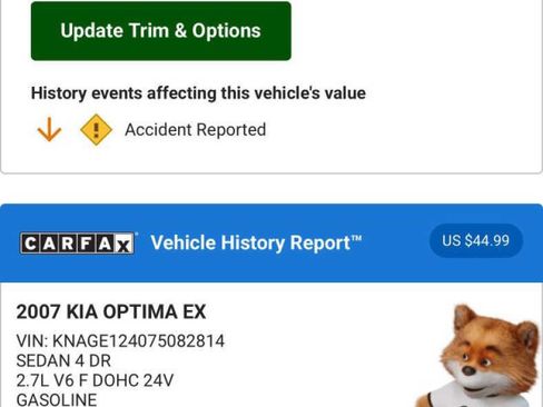Used 2007 Kia Optima EX w/ Appearance Pkg FWD image 17
