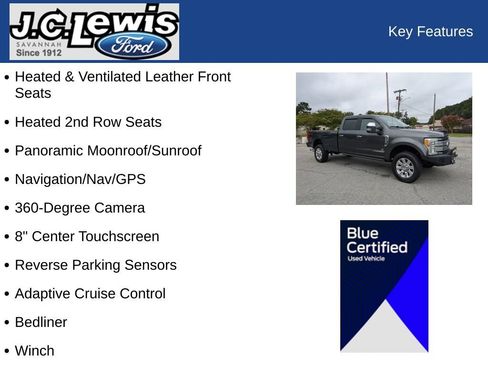 Used 2017 Ford F350 Platinum w/ Platinum Ultimate Package AWD/4WD image 28