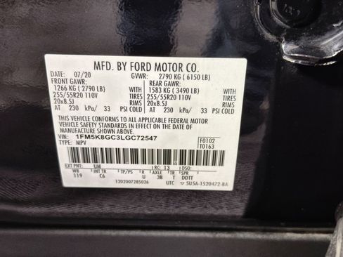 Used 2020 Ford Explorer ST w/ Premium Technology Package image 48