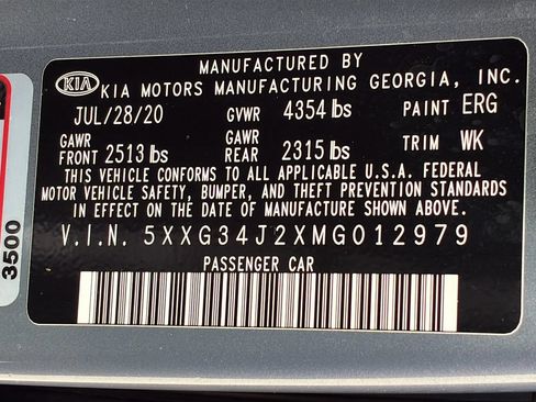Used 2021 Kia K5 EX FWD image 13