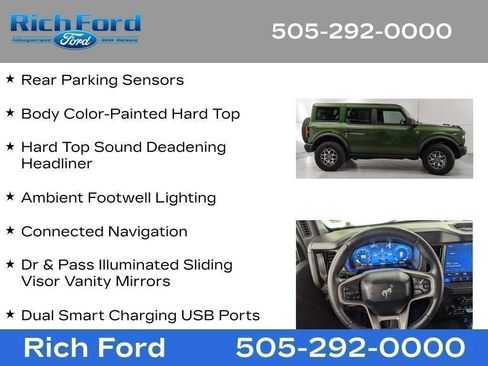 Certified 2025 Ford Bronco Badlands AWD/4WD image 98