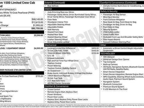 Used 2023 RAM 1500 Limited w/ (RED) Edition AWD/4WD image 10