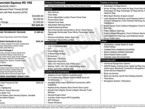 Used 2025 Chevrolet Equinox RS w/ Safety and Technology Package image 9