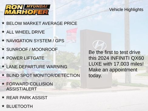 Used 2024 INFINITI QX60 Luxe AWD/4WD image 2