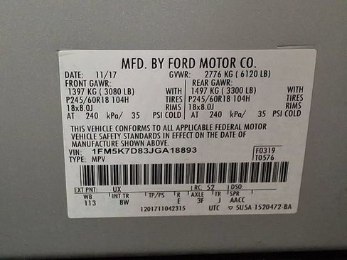 Used 2018 Ford Explorer XLT FWD image 25