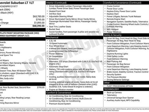 Used 2023 Chevrolet Suburban LT AWD/4WD image 6
