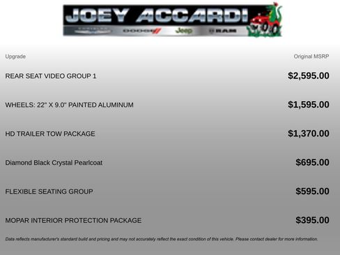 New 2024 Jeep Grand Wagoneer Series III w/ Rear Seat Video Group 1 image 3