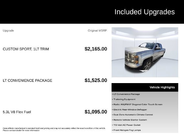 Used 2014 Chevrolet Silverado 1500 LT w/ LT Convenience Package RWD image 10