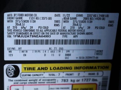 Used 2022 Ford Expedition Limited AWD/4WD image 31