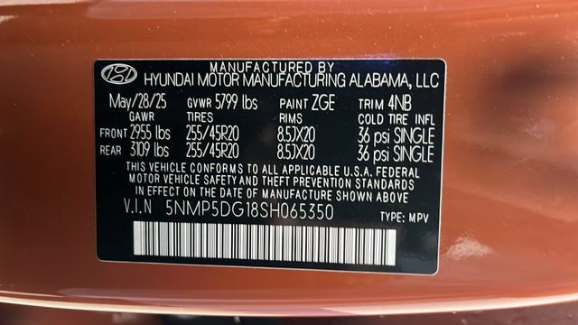 Used 2025 Hyundai Santa Fe Calligraphy AWD/4WD image 28