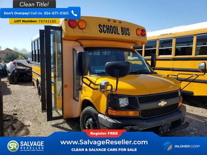Used 2013 Chevrolet Express 4500 w/ School Bus Package