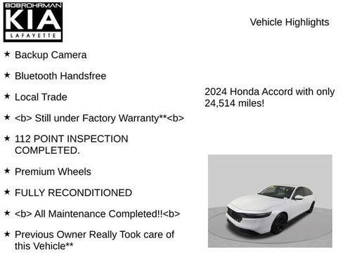 Used 2024 Honda Accord LX image 7