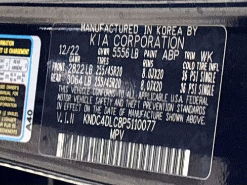 Certified 2023 Kia EV6 GT-Line w/ GT-Line White Seat Package AWD/4WD image 27