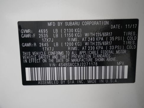 Used 2018 Subaru Outback 2.5i Premium image 31