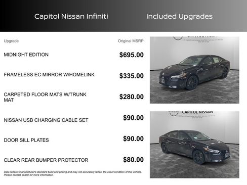 Certified 2025 Nissan Sentra SR w/ Midnight Edition image 9