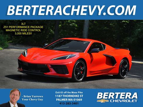 Used 2021 Chevrolet Corvette Stingray Premium Cpe w/ Z51 Performance Package RWD image 1