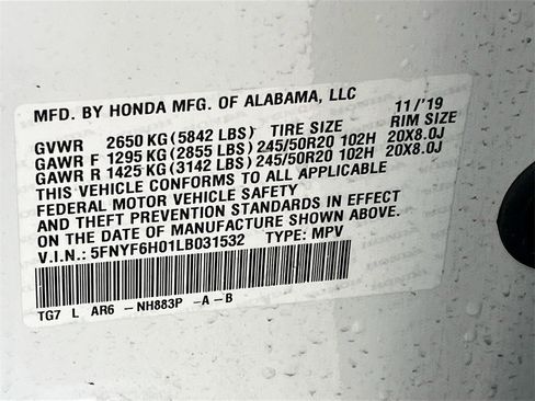 Used 2020 Honda Pilot Elite image 36