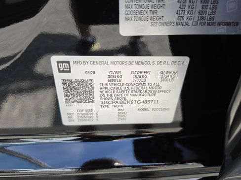 New 2026 Chevrolet Silverado 1500 Custom RWD image 37
