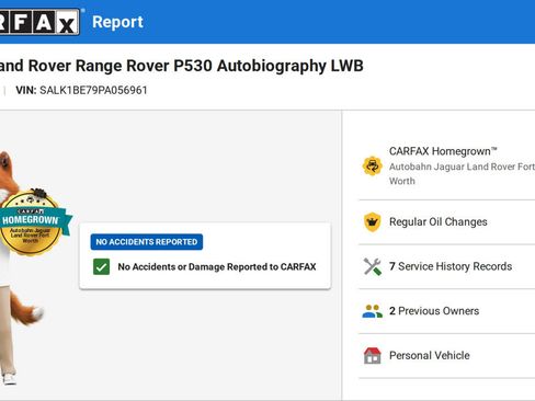 Used 2023 Land Rover Range Rover Long Wheelbase Autobiography AWD/4WD image 3