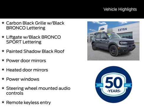 Used 2025 Ford Bronco Sport Big Bend w/ Convenience Package AWD/4WD image 21