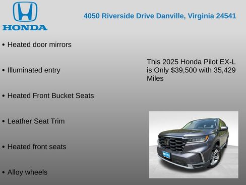 Used 2025 Honda Pilot EX-L image 12