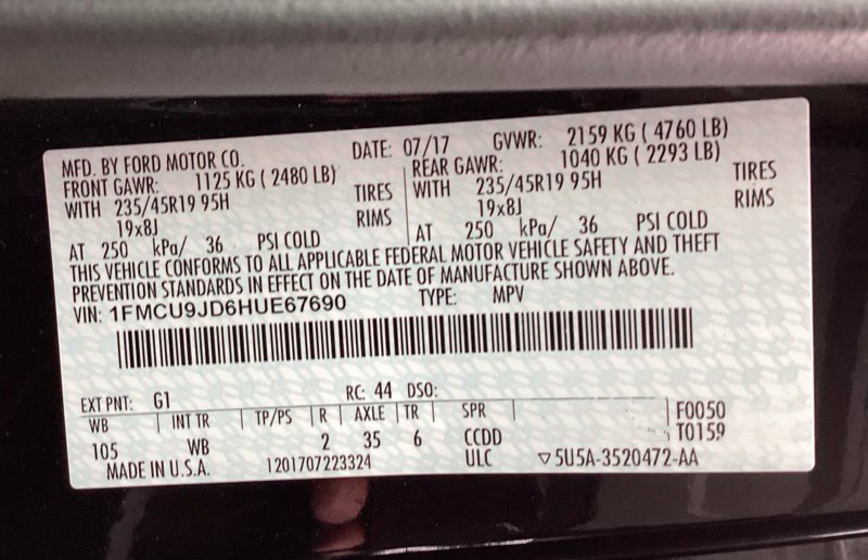 Used 2017 Ford Escape Titanium AWD/4WD image 19