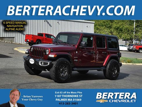 Used 2021 Jeep Wrangler Unlimited Sahara AWD/4WD image 1