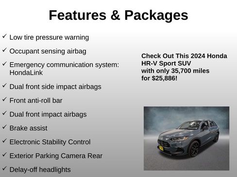 Used 2024 Honda HR-V Sport image 16