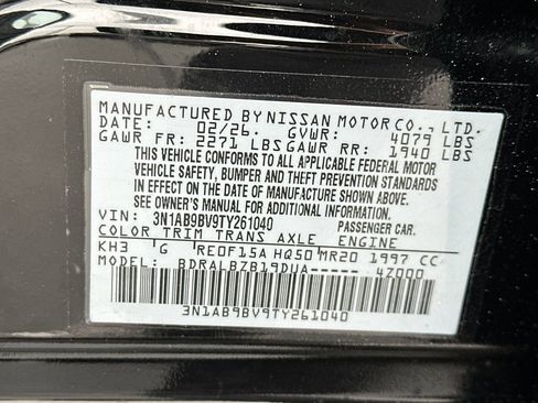 New 2026 Nissan Sentra S FWD image 34