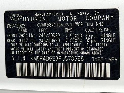 Used 2023 Hyundai Palisade SEL w/ Premium Package AWD/4WD image 54