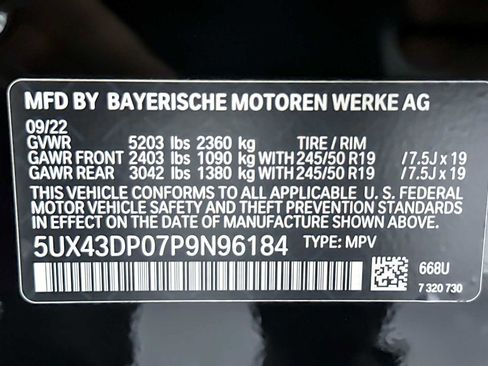 Used 2023 BMW X3 sDrive30i w/ Premium Package image 30