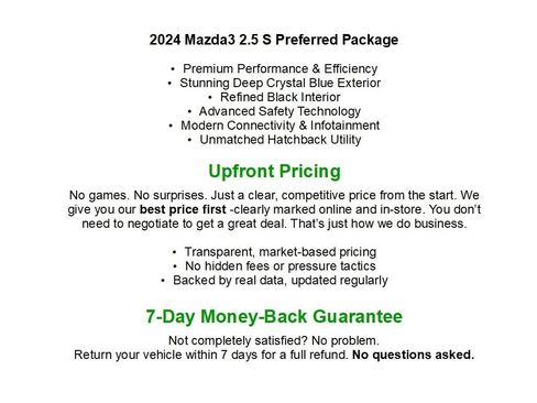 Used 2024 MAZDA MAZDA3 s FWD image 1