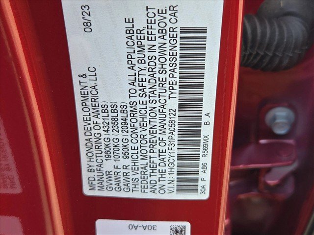 Used 2023 Honda Accord EX image 22