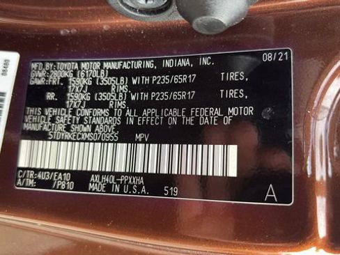 Used 2021 Toyota Sienna XLE FWD image 20